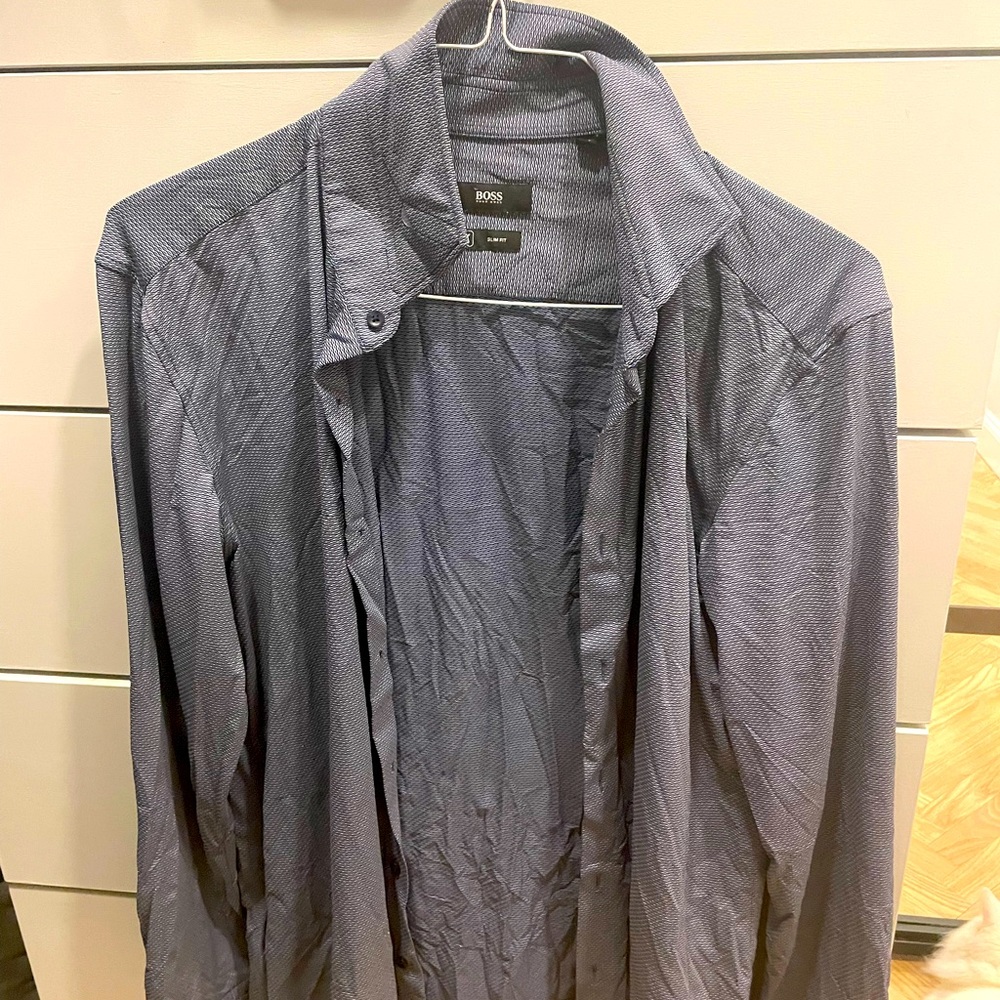 Hugo Boss Slim Fit dress shirt.